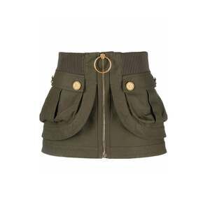 Balmain - Patch-pockets Mini Denim Skirt - FR 36